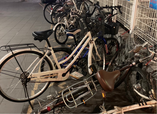 駐輪マナーが悪い駐輪場